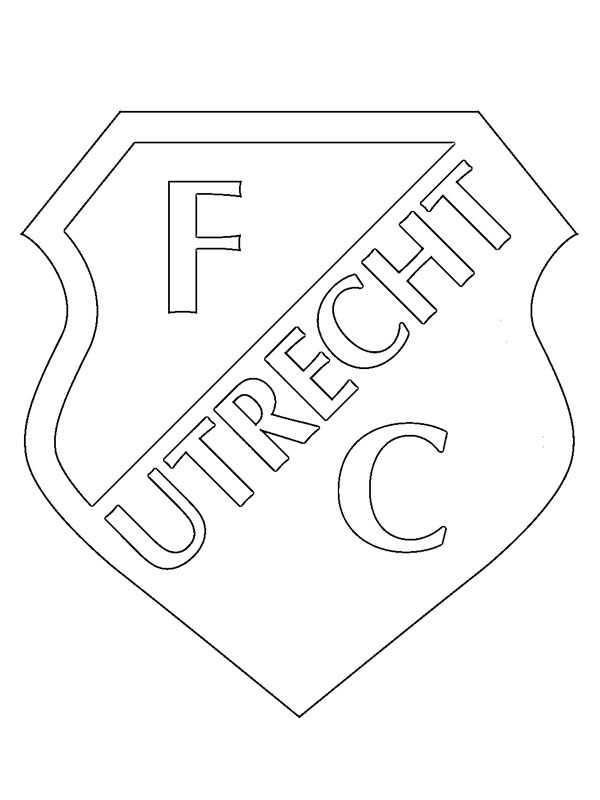 Ausmalbild fc utrecht