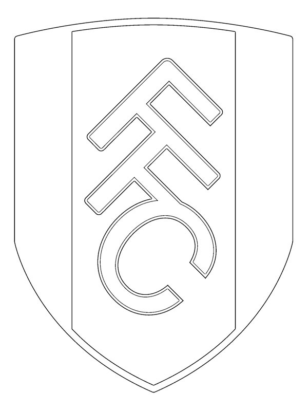Ausmalbild fulham fc