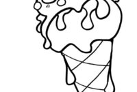 Ausmalbild grosses eis