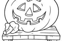 Ausmalbild halloween figuren