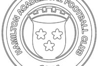 Ausmalbild hamilton academical