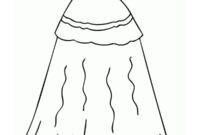 Ausmalbild hochzeitskleid