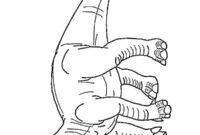 Ausmalbild iguanodon