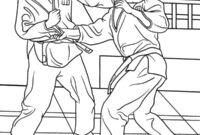 Ausmalbild judo