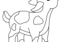Ausmalbild kalb