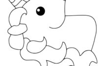 Ausmalbild kopf einhorn