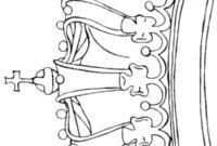 Ausmalbild krone