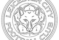 Ausmalbild leicester city
