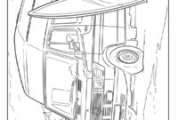 Ausmalbild mercedes benz 208 wohnmobil