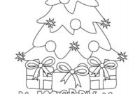 Ausmalbild merry christmas