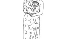 Ausmalbild mutter und tochter