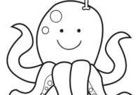 Ausmalbild oktopus