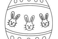 Ausmalbild osterhase osterei