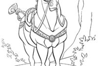 Ausmalbild pferd maximus