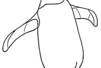 Ausmalbild pinguin