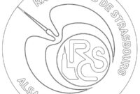 Ausmalbild racing strassburg