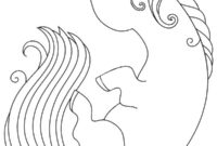 Ausmalbild schlafendes einhorn