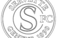 Ausmalbild servette fc