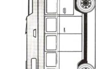 Ausmalbild vw t2 wohnmobil