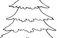 Ausmalbild weihnachtsbaum im topf
