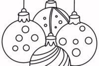 Ausmalbild weihnachtsdekoration