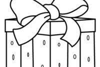Ausmalbild weihnachtsgeschenk