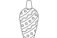 Ausmalbild weihnachtskugel kegel