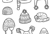 Ausmalbild wintermuetzen